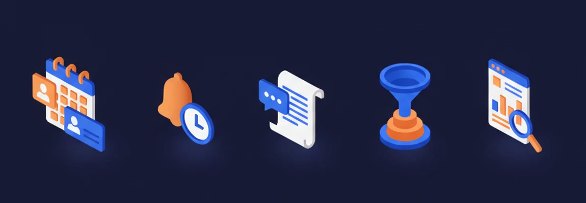 Escritorio de trabajo con bocetos y paleta de colores - CRM de Clientes