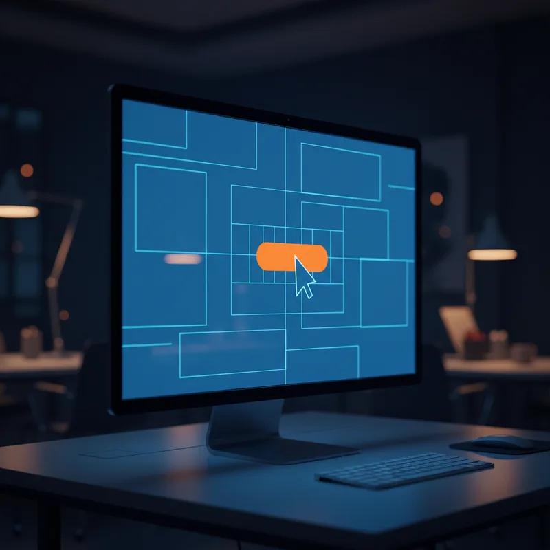 Pantalla con editor de código - Landing Pages